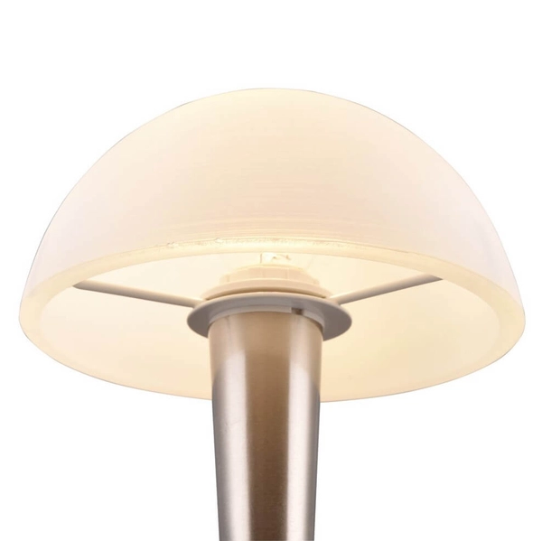 Stołowa lampka Canaria R59561107 RL Light grzybek półokrąg nikiel