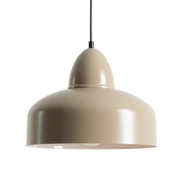 Beżowa lampa wisząca Como 946G17 Aldex kuchenna kopuła nad wyspę