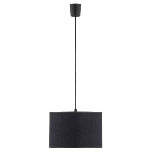 Lampa do salonu wisząca Rondo 3465 TK Lighting tkaninowy klosz czarna
