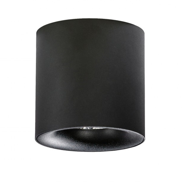 Minimalistyczna lampa sufitowa Mane LED 10W 3000-4000K downlight czarny