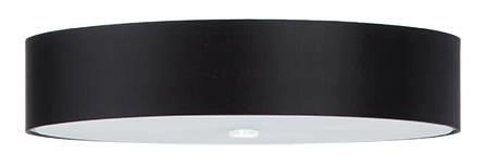 LAMPA plafon SL.0810 abażurowa OPRAWA okrągła sufitowa czarna
