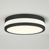 Czarna lampa przysufitowa Kari LED 18W 3000k do przedpokoju