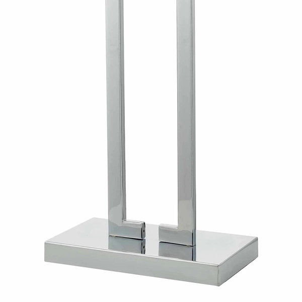 Lampa stołowa abażurowa Nile NIL4250 Dar Lighting metalowa écru chrom