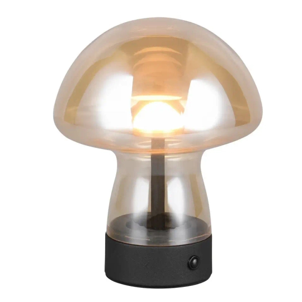 Lampka stołowa DOOLEY R54981113 LED 1,5W 3000K grzybek bursztynowy szary