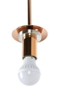 Lampa wisząca Fusion MSE1501100425 do sypialni miedziana