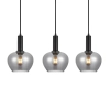 Potrójna lampa wisząca nad wyspę Stabla PND-30084-3-BK-SG przydymiona