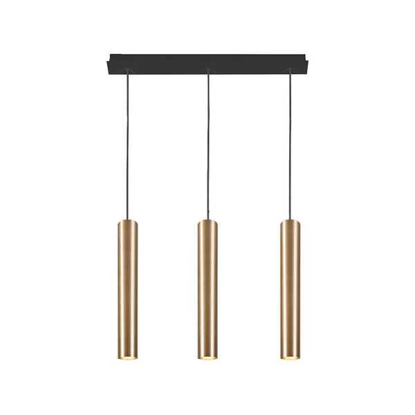LAMPA wisząca EYE III 7863 Nowodvorski metalowa OPRAWA tuby zwis mosiądz