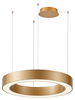 Ledowa wisząca lampa Marco AZ5045 50W 3000-6500K pierścień złota