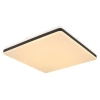 Kwadratowy plafon ULLY 48025OBSH Globo LED 24W 2700-6500K biały czarny