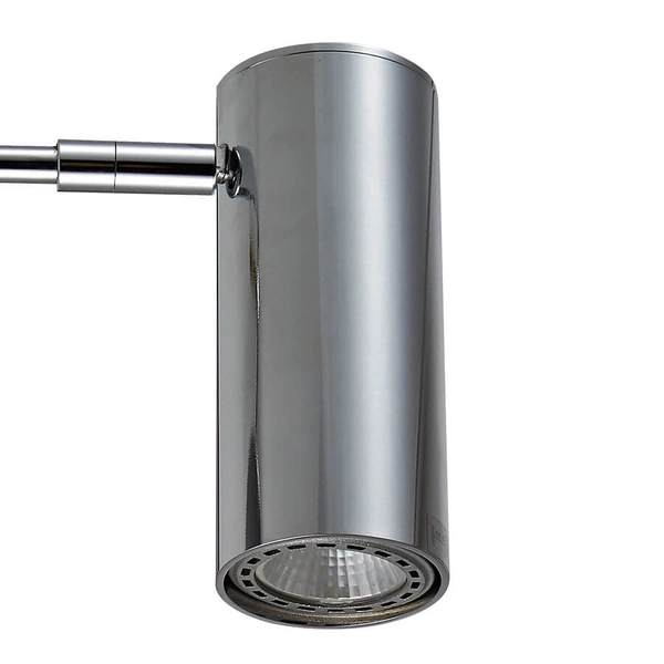 Nowoczesny kinkiet metalowy Tubo 20034-CH-N Zumline na wysięgniku chrom