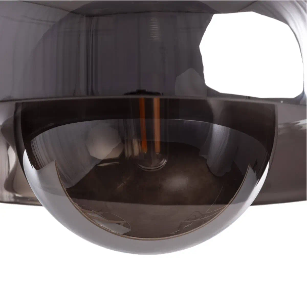 Szklana lampa wisząca Cartier ABR-LWS-C-CAR loftowa nad stół przydymiona