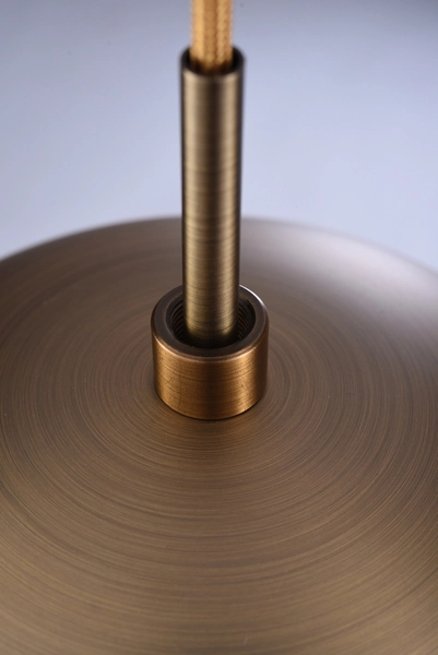 Wisząca lampa loftowa Helena LED 14W 3000k nad wyspę mosiądz