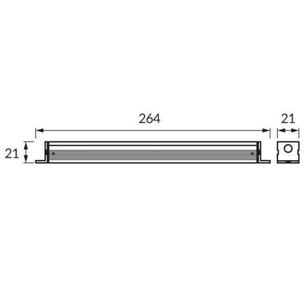 Zewnętrzne zasilanie do ledów 36W Vigor 4857 220-240V IP67 biały