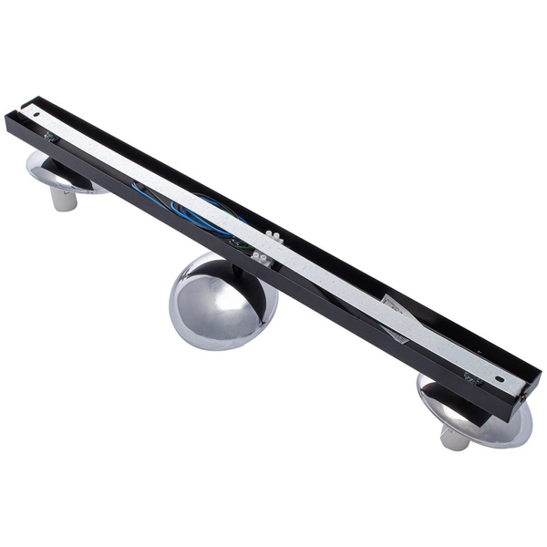 Plafon LAMPA sufitowa SFERA MLP8873 Milagro metalowa OPRAWA kule balls na listwie czarne białe chrom