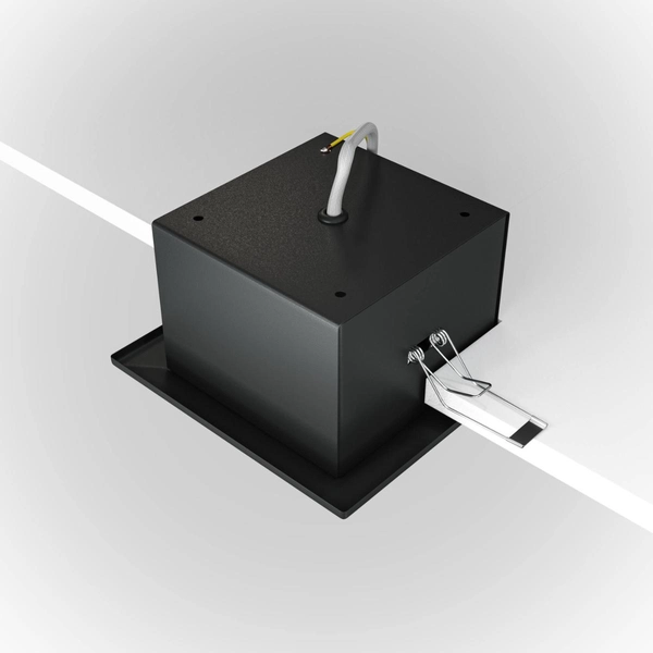 Oczko stropowe na korytarz Metal Modern DL008-2-01-B czarne