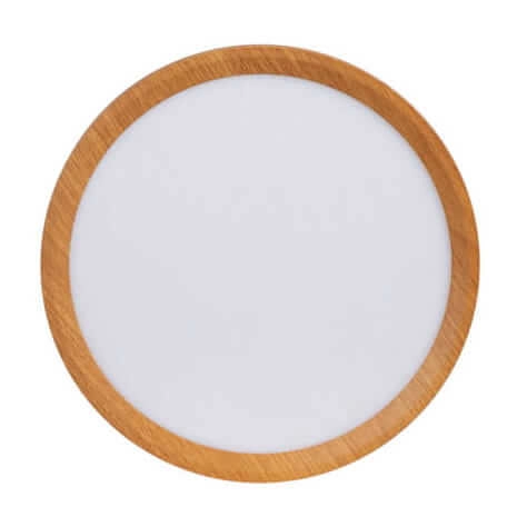 Ledowy plafon Maze ABR-PLO-OCED-24W Abruzzo 24W 3000-6000K biały drewniany