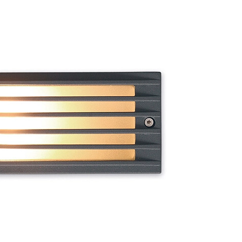 Wpuszczana LAMPA zewnętrzna ASSAM 4453 Nowodvorski ogrodowa OPRAWA ścienna WPUST outdoor kratka IP65 grafitowa biała