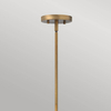 Lampa wisząca loftowa Fulton HK-FULTON-4P mosiądz czarna