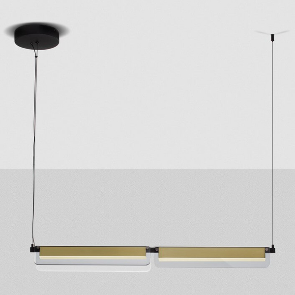 Lampa wisząca ROCA LE44230 LED 20W 3000K belka czarna złota