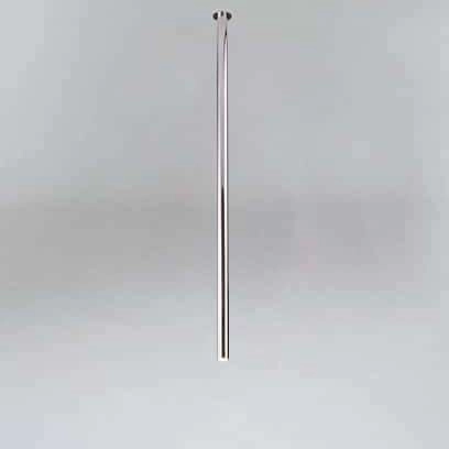 Wpuszczana LAMPA sufitowa ALHA T 9107 Shilo metalowa OPRAWA do zabudowy sopel tuba chrom
