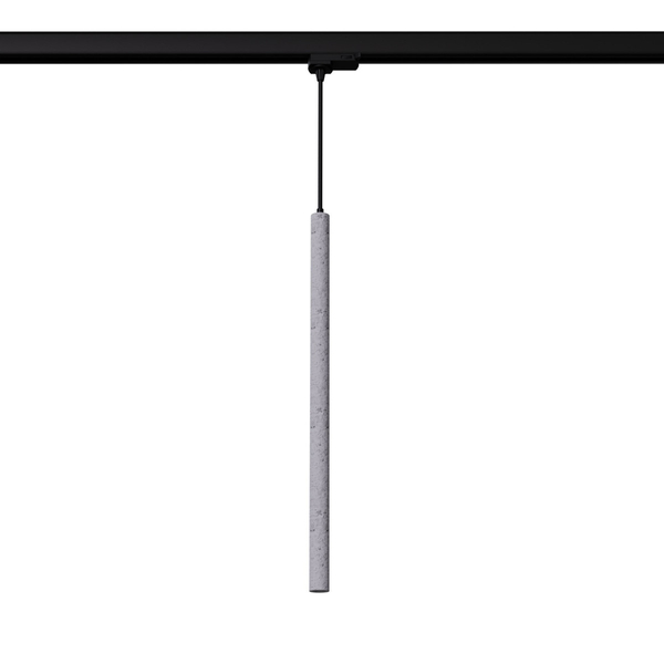 Betonowa lampa wisząca 3-faz do systemu szynowego PASTELO MYL.00432 szara