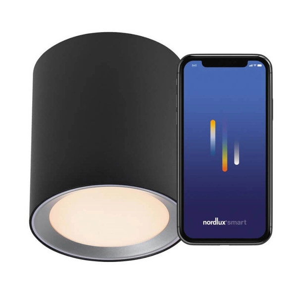 Lampa przysufitowa Landon 2110850103 LED 2700-6500K IP44 tuba czarny