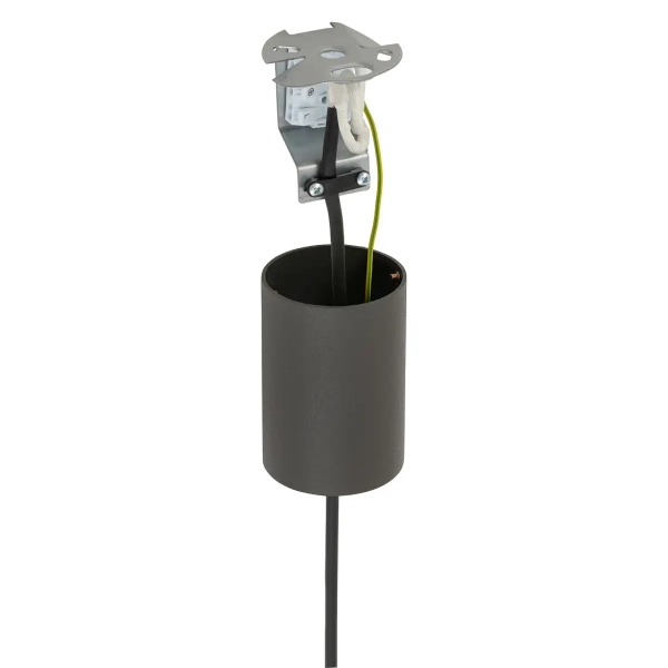 Nowoczesna lampa wisząca LAGO 11674 regulowana szara