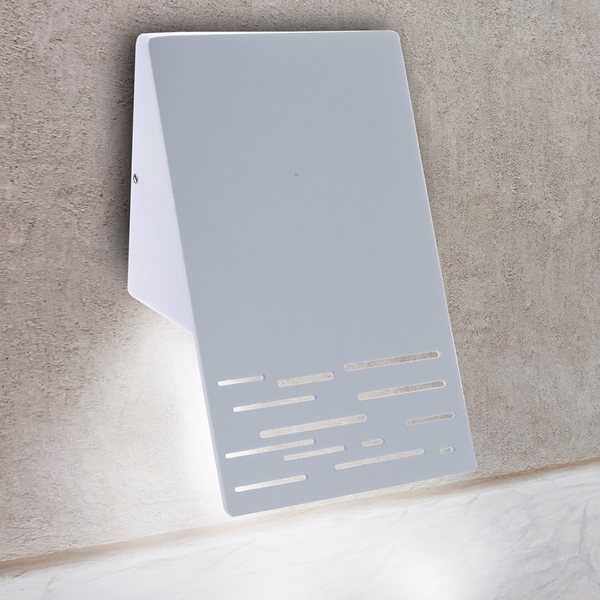 Zewnętrzna lampa elewacyjna Line ML098 Milagro LED 10W 4000K IP44 biały