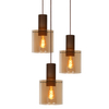Lampa zwis kaskadowa TOLEDO 74405/13/62 Lucide miedziana bursztynowa