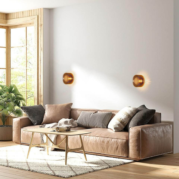 Kinkiet LED ścienny Sunny MSE1501100313 Moosee 3W 3000K słońce złote
