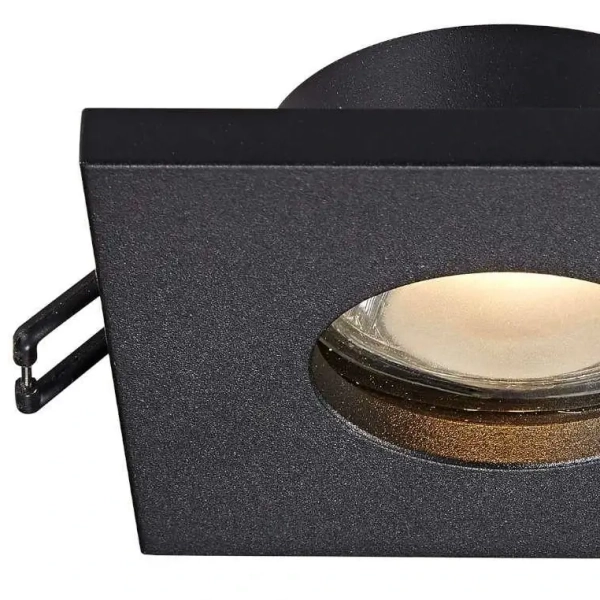 Podtynkowa Lampa sufitowa Chipo ARGU10-032-N metalowa doo łazienki czarna
