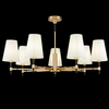 LAMPA sufitowa ZARAGOZA H001CL-07BS Maytoni abażurowa OPRAWA klasyczna mosiądz