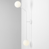 Modernistyczny kinkiet PURE 1064D_2 Aldex szklane kule balls białe