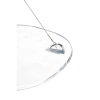 Wisząca lampa AQUA przezroczysta czarna MSE1501100391 1xLED 3W 3000K szklana