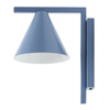 Geometryczna lampa ścienna FORM 1108C16 Aldex do sypialni niebieski