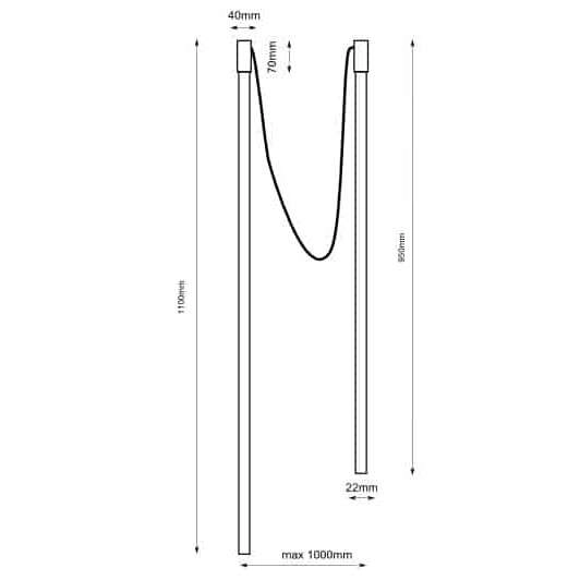 LAMPA sufitowa ALHA Y 9197 Shilo tuba OPRAWA downlight sople białe