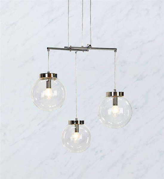 LAMPA wisząca SICILY 107015 Markslojd modernistyczna OPRAWA szklane kule balls kaskada przezroczysta