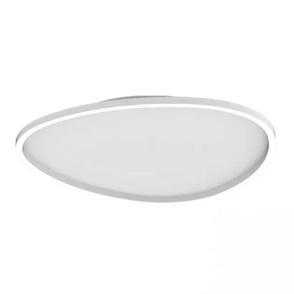 Sufitowy plafon do kuchni 23209 LED 39W 3000K owalny biały