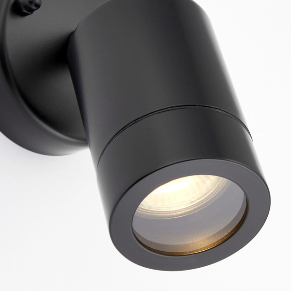 Lampa ścienna Palin 75436 Saxby regulowana do łazienki IP44 czarna