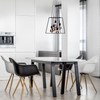Loftowa LAMPA wisząca ALMODOVI PND-11532-5-BL Italux metalowa OPRAWA zwis klatka czarna
