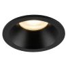 Minimalistyczny sufitowy spotlight Opti 10577 okrągła czarny