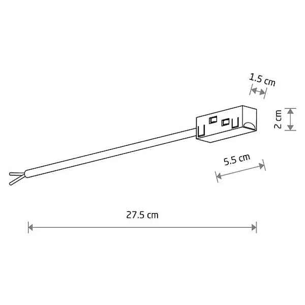 Końcówka przewodząca Lvm 10168 do zasilacza zewnętrznego magnetycznego