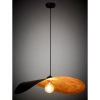Lampa wisząca LEAF miedziana czarna 1xE27 kompozyt do salonu 41919
