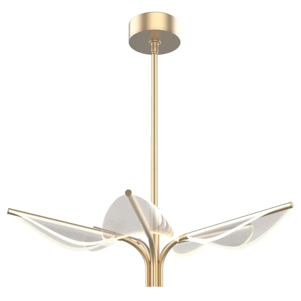 Zwisająca lampa nad stół Floriana QN-FLORIANA-PS-NBR LED 37W 2891K mosiądz