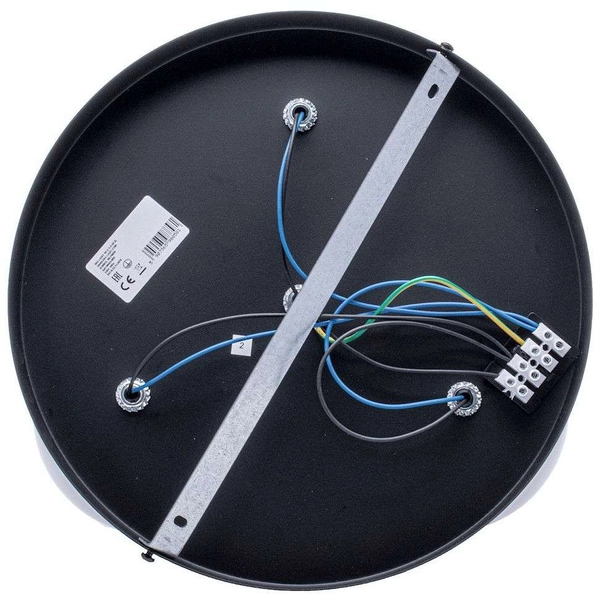 Plafon LAMPA sufitowa SFERA MLP8874 Milagro metalowa OPRAWA kule balls czarne białe chrom