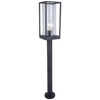 Stojąca LAMPA zewnętrzna FLAIR 7288801012 Lutec ogrodowa OPRAWA słupek outdoor IP44 czarny przezroczysty