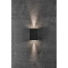 Prostokątna lampa ścienna Fold 2019041003 LED 5,4W 3000K IP54 czarny