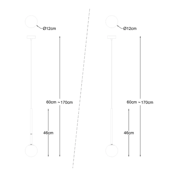 Okrągła lampa wisząca Arcturus P0574-01F-F7AA Zumaline biały złoty