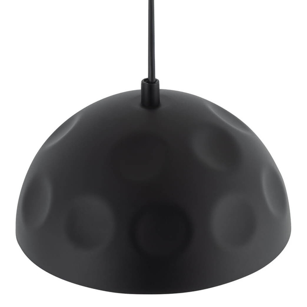Kopułowa lampa wisząca Hemisphere 10702 do kuchni metalowa czarna złota