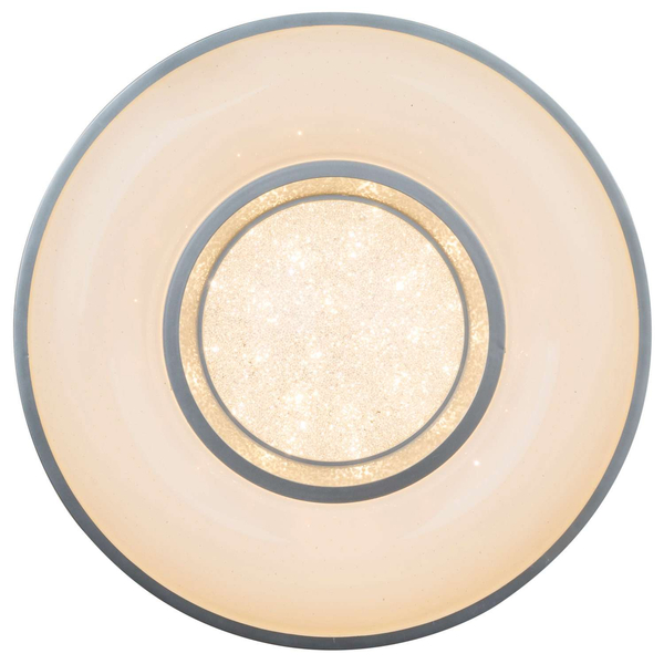 Plafon LAMPA sufitowa COLLA 41741-24 Globo okrągła OPRAWA ścienna LED 24W kinkiet srebrny biały